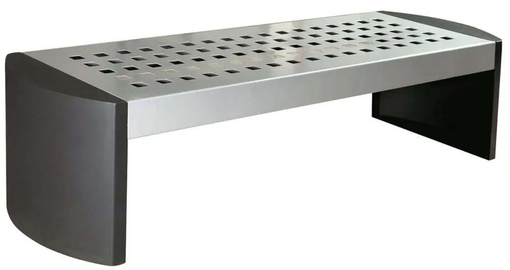 Casa Padrino banc de jardin - banc de parc en métal argent / gris 200 cm Finale Aktion