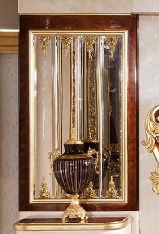 Casa Padrino miroir baroque de luxe marron / or H. 130 cm - Meubles baroques Preiswert