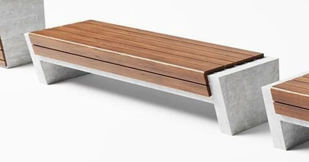 Jetzt Kaufen Casa Padrino banc de parc - banc de ville marron / gris 200 cm - Meubles d'extérieur et de parc