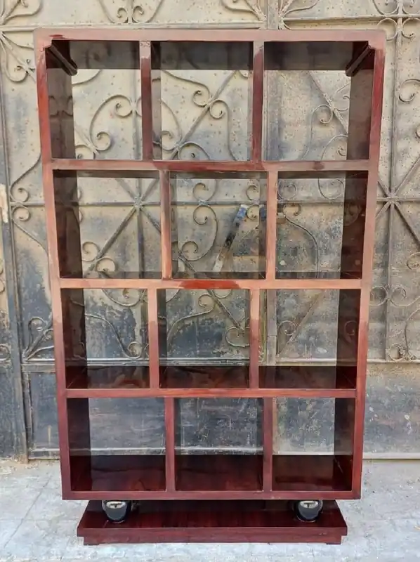 Sichere Zahlung Casa Padrino armoire étagère en bois massif marron acajou 110 x 30 x H. 160 cm