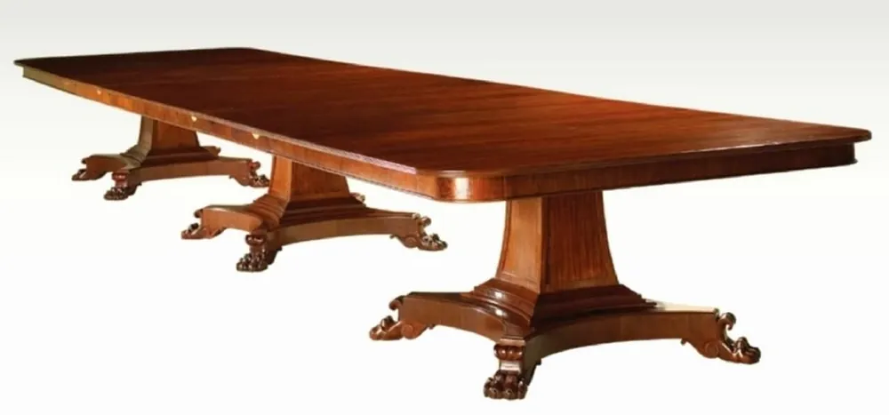 Direkt Vom Hersteller Casa Padrino table de salle à manger baroque de luxe marron 900 cm - Meubles baroques - Fabriqué en Italie