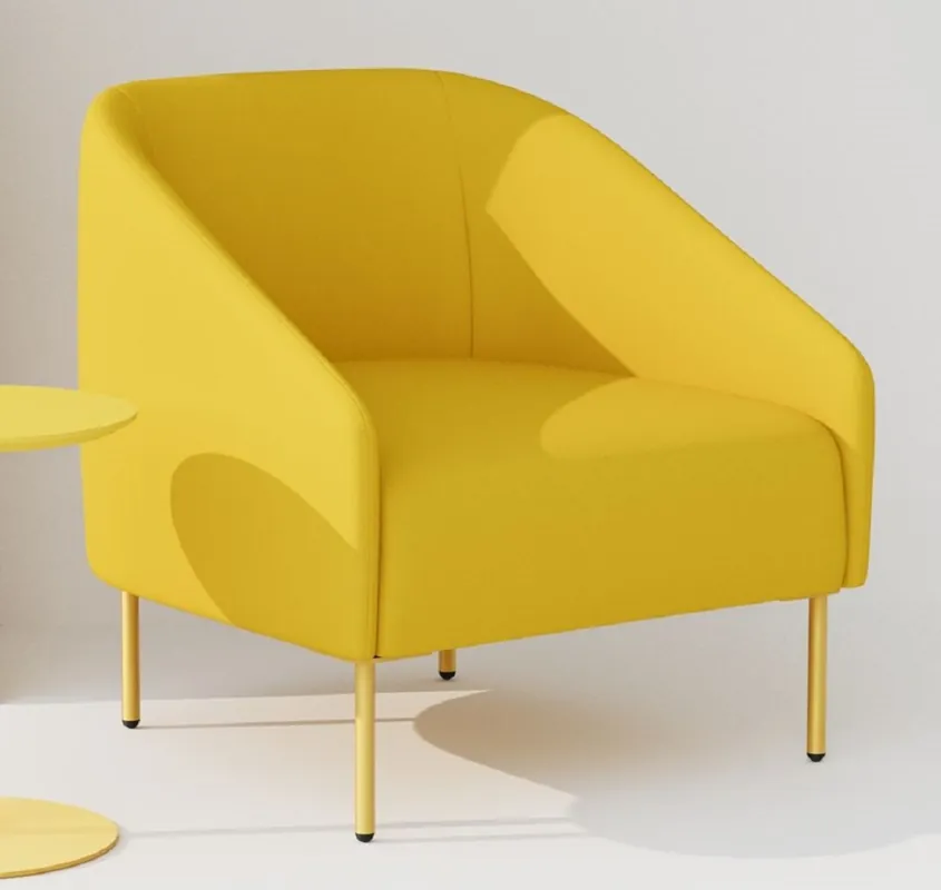 Preis Gesenkt Casa Padrino fauteuil de salon de luxe jaune H. 79 cm - Fauteuil hall d'hôtel