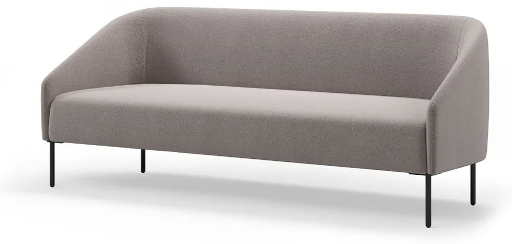 Casa Padrino Canapé de Salon et Hôtel de Luxe Gris / Noir 200 cm - Meubles de Luxe Neue Kollektion