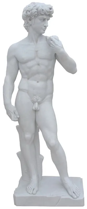 Günstig Casa Padrino Sculpture en Marbre de Style Antique Homme Gris H. 180 cm