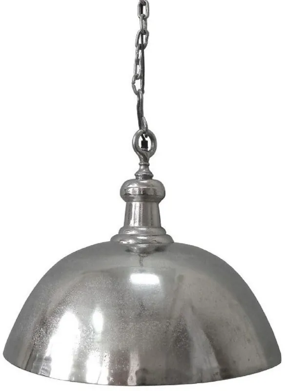 Casa Padrino lampe suspendue en métal de style industriel argent Ø 50 x H. 42 cm Expressversand
