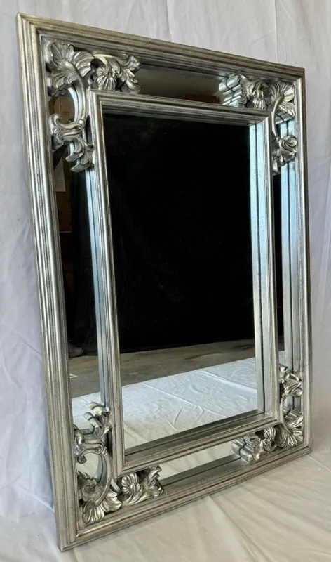 Casa Padrino miroir baroque argent H. 98 cm - Meubles de style baroques Neu Im Sortiment