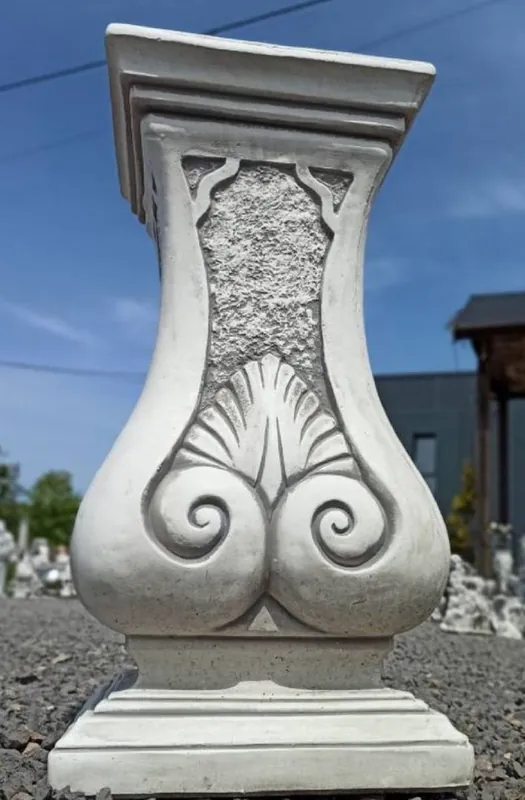 Casa Padrino colonne de décoration de jardin baroque gris H. 63 cm - Décoration de jardin de style baroque Zertifiziert