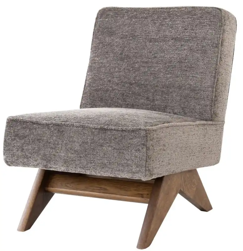 Casa Padrino fauteuil de salon & hôtel de luxe gris / marron H. 73 cm - Meubles de luxe Solange Der Vorrat Reicht
