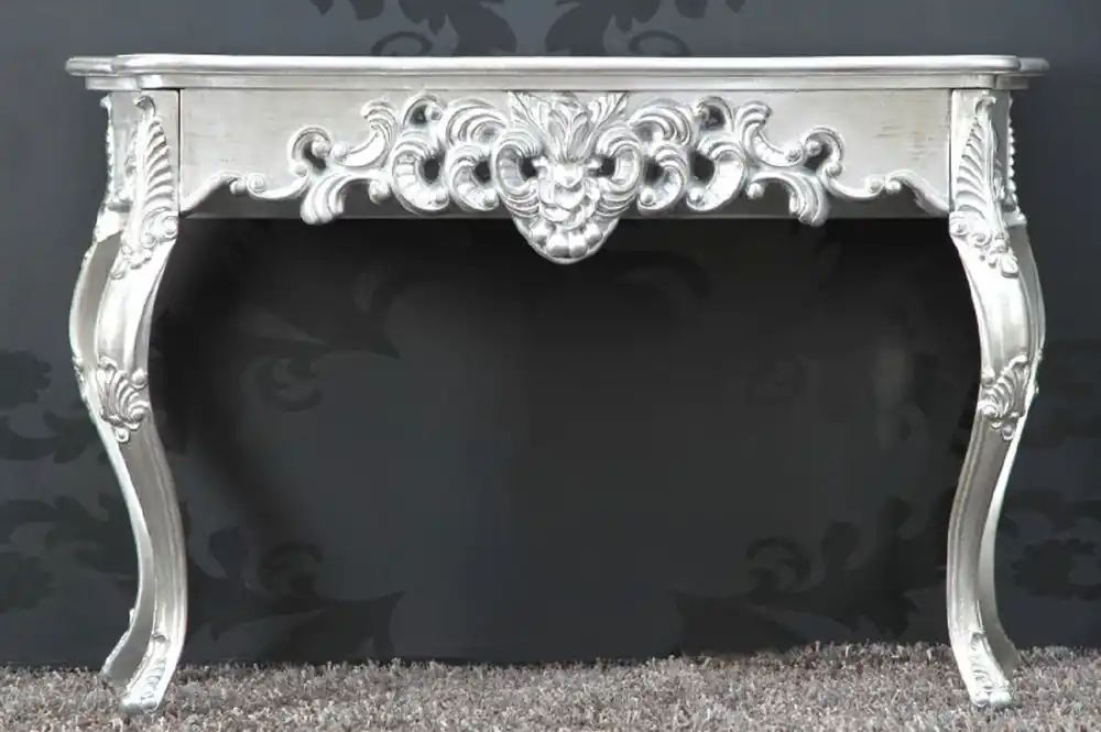Preisreduziert Casa Padrino console baroque argent 85 cm - Console de style baroque - Meubles baroques