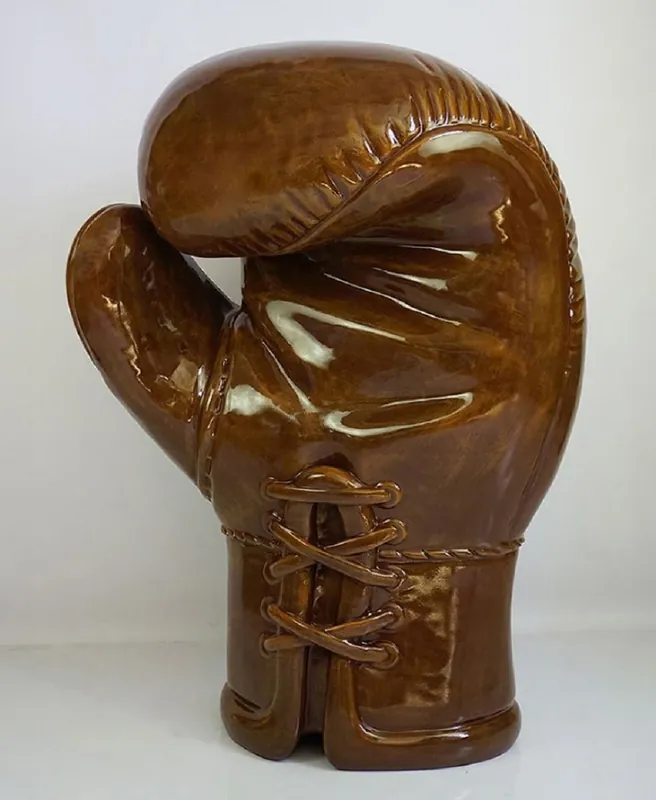 Markenware Casa Padrino sculpture de boxe décorative XXL bronze H. 120 cm - Décoration de salon & bureau