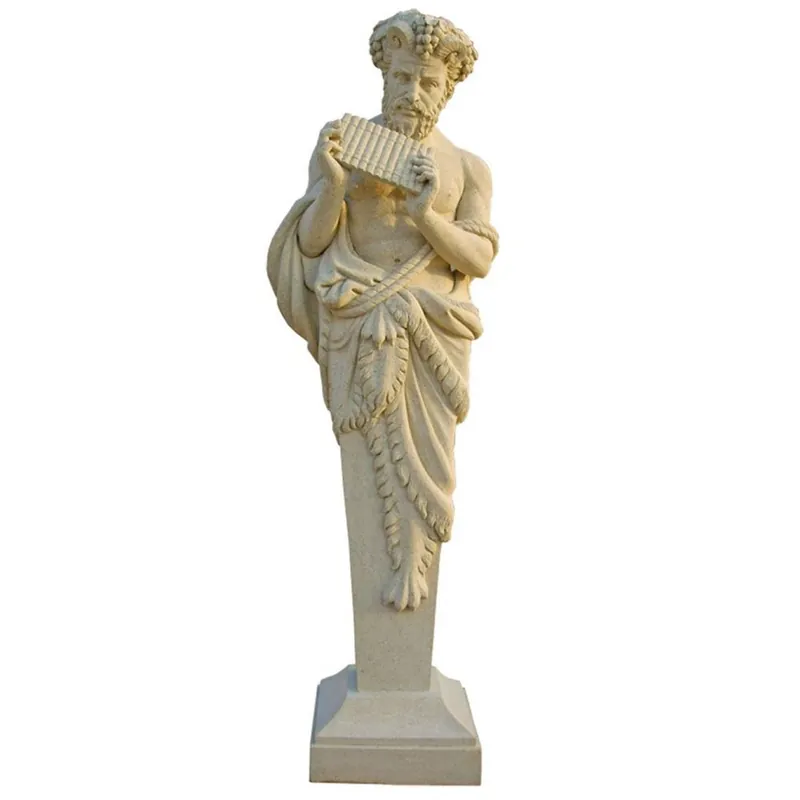 Finale Aktion Casa Padrino Sculpture de Décoration de Jardin de Style Ancien Sable H. 190 cm