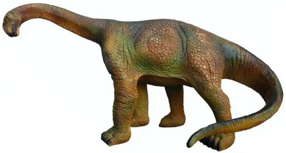 Casa Padrino sculpture décorative XXL dinosaure brachiosaure marron / vert 120 cm - Figurine de jardin Meistverkauft