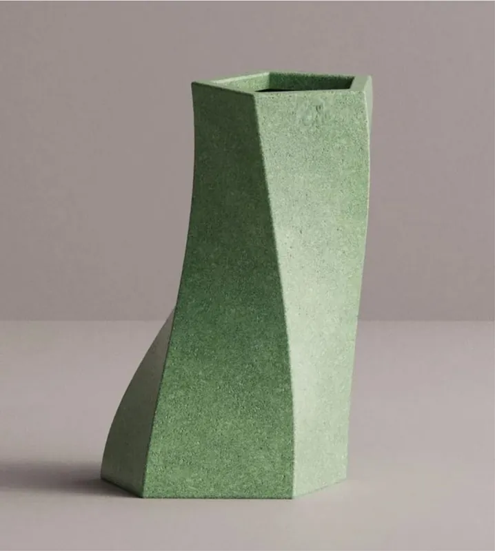 Casa Padrino pot de fleurs décoratif de luxe vert H. 75 cm - Pot de plante en béton Finale Aktion
