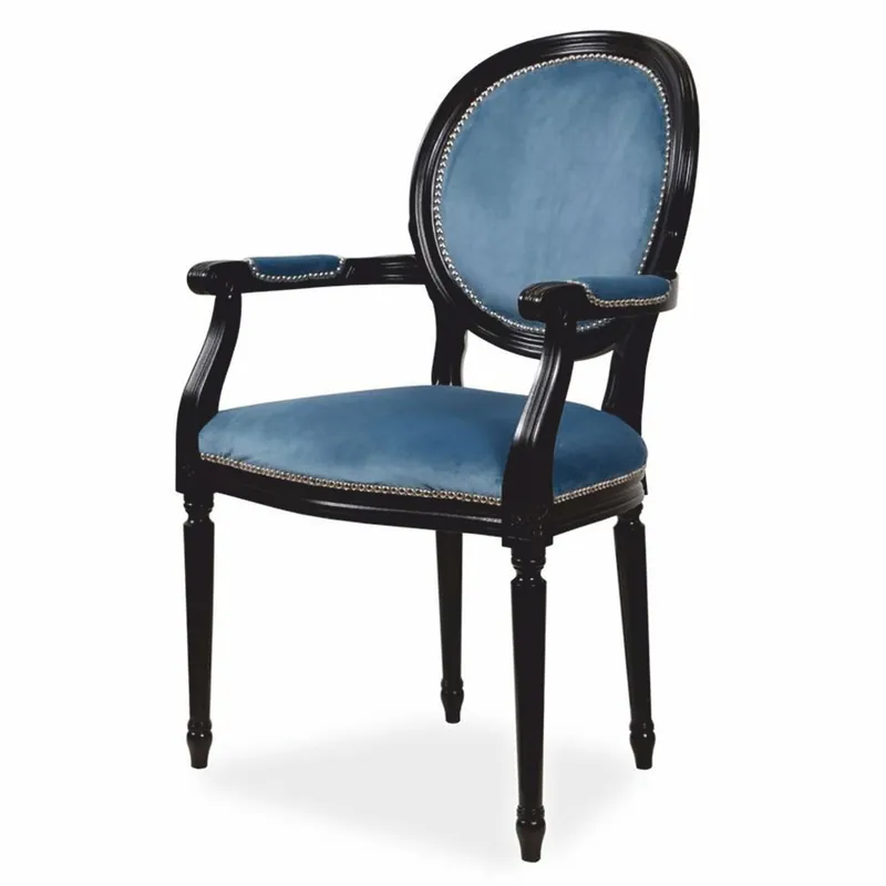 Schnäppchen Casa Padrino chaise de salle à manger baroque de luxe avec accoudoirs rose / crème - Meubles de salle à manger de style baroque