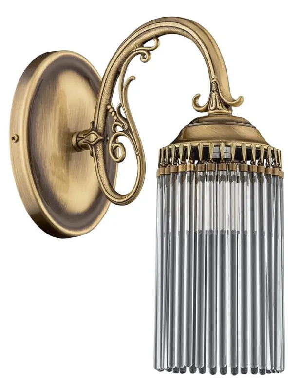 Casa Padrino applique murale de luxe baroque laiton avec patine H. 33 cm Neue Kollektion