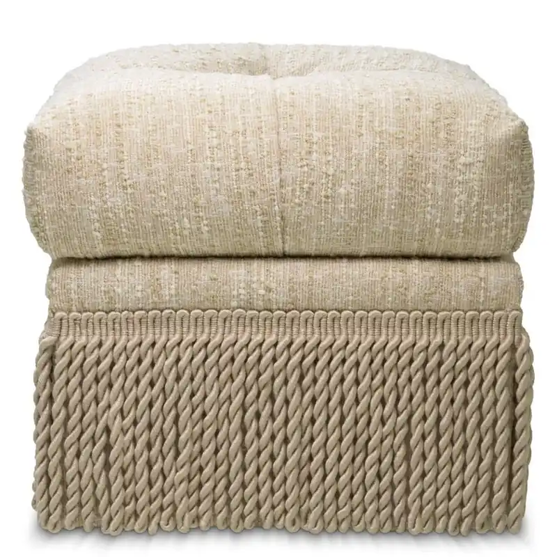 Neu Casa Padrino tabouret de luxe crème 53 x 53 x H. 47 cm - Tabouret de salon et d'hôtel