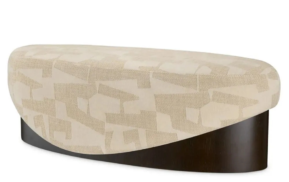 Casa Padrino banc de luxe sable / noir 140 cm - Meubles d'hôtel Preisreduziert