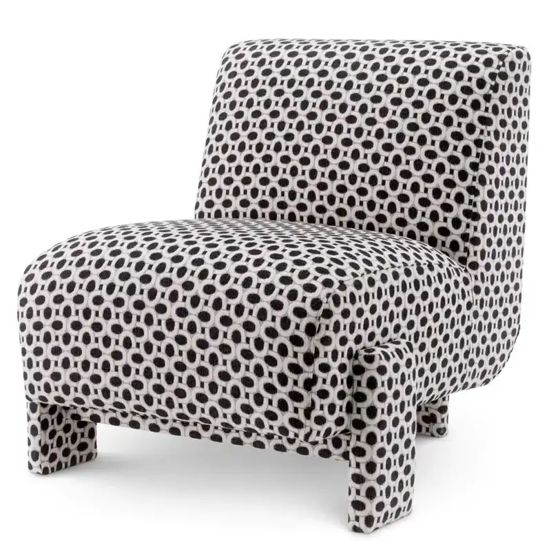 Mega-Angebot Casa Padrino fauteuil de luxe avec motif noir / blanc - Meubles de salon & hôtel