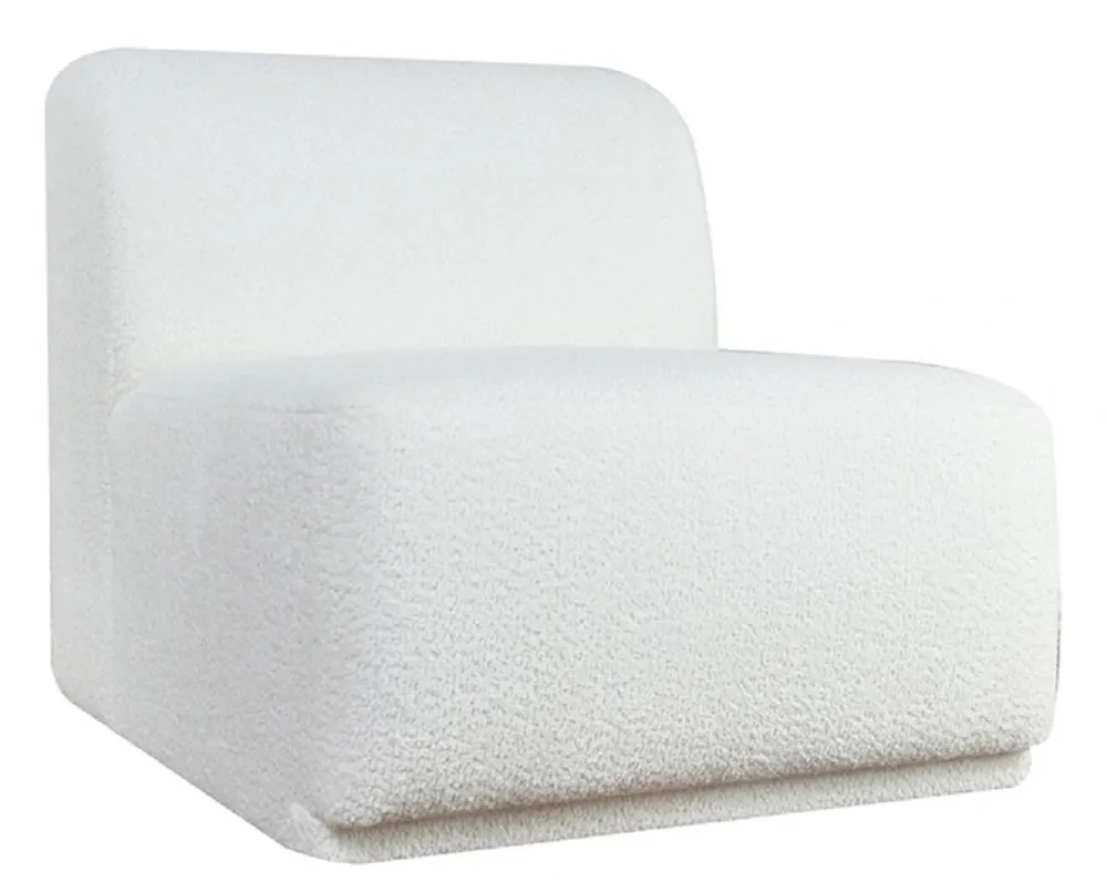 Casa Padrino fauteuil de luxe blanc 73 x 94 x H. 75 cm - Meubles modulable de salon et hôtel Sichere Zahlung