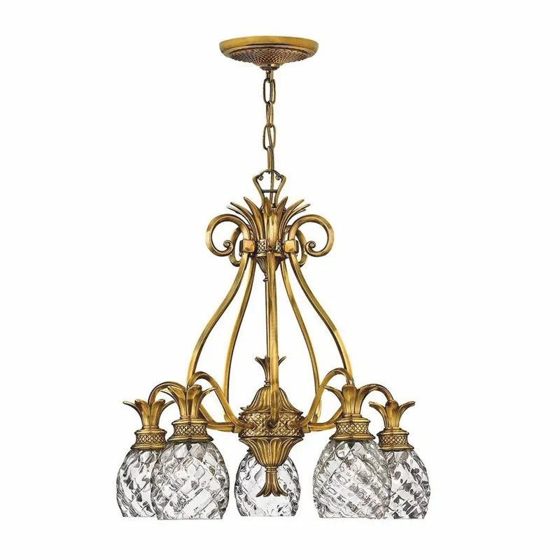 Casa Padrino lustre baroque de luxe en laiton bronze Ø 56 x H. 62,2 cm Ausverkauf