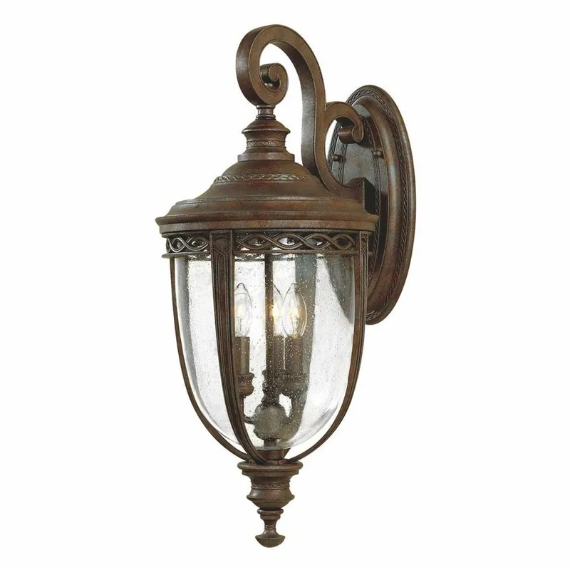 Heißes Angebot Casa Padrino applique murale d'extérieur baroque bronze antique H. 62,2 cm - éclairage extérieur