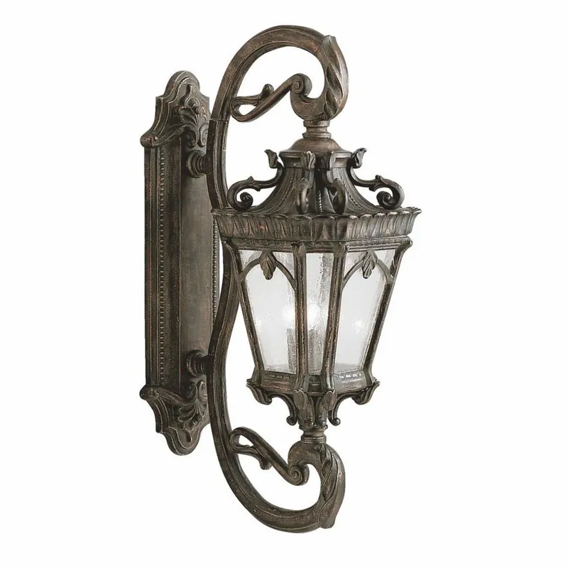 Versand Am Gleichen Tag Casa Padrino applique murale d'extérieur baroque bronze antique H. 95,9 cm - éclairage extérieur