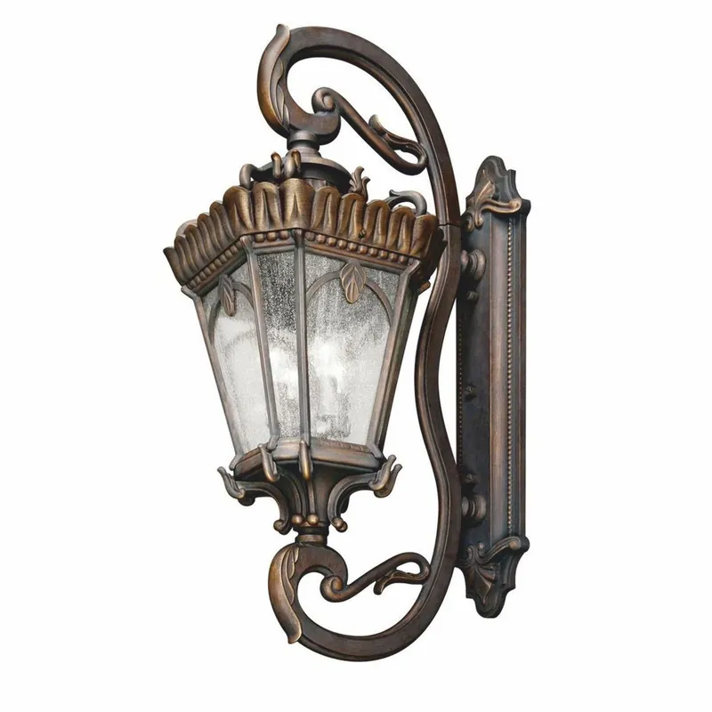 Casa Padrino applique murale d'extérieur baroque bronze antique H. 116,8 cm - éclairage extérieur Schneller Versand