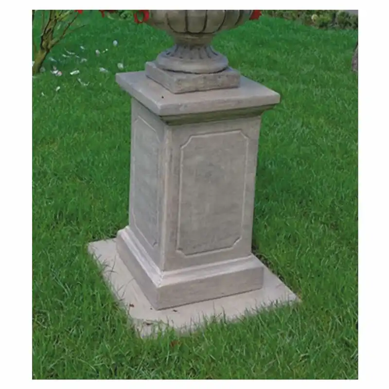 Geprüft Casa Padrino piédestal décoratif de jardin baroque gris H.70 cm - Accessoires de jardin baroque