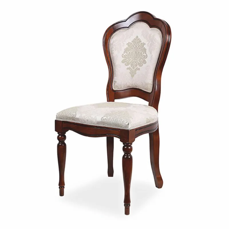 Letzte Chance Casa Padrino chaise de salle à manger baroque de luxe gris / marron foncé - Meubles baroques exquise