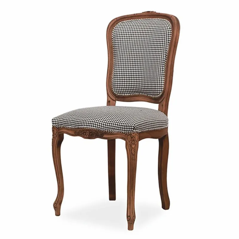 Billig Casa Padrino chaise de salle à manger baroque de luxe noir / blanc / marron H. 100 cm