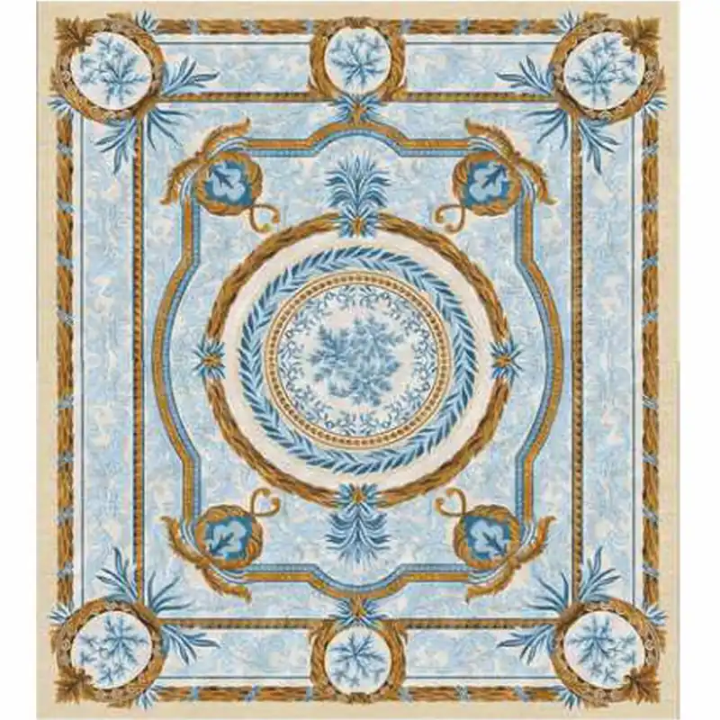 Casa Padrino Tapis d'Hôtel Baroque de Luxe Bleu / Marron / Crème - Différentes Tailles Online Kaufen