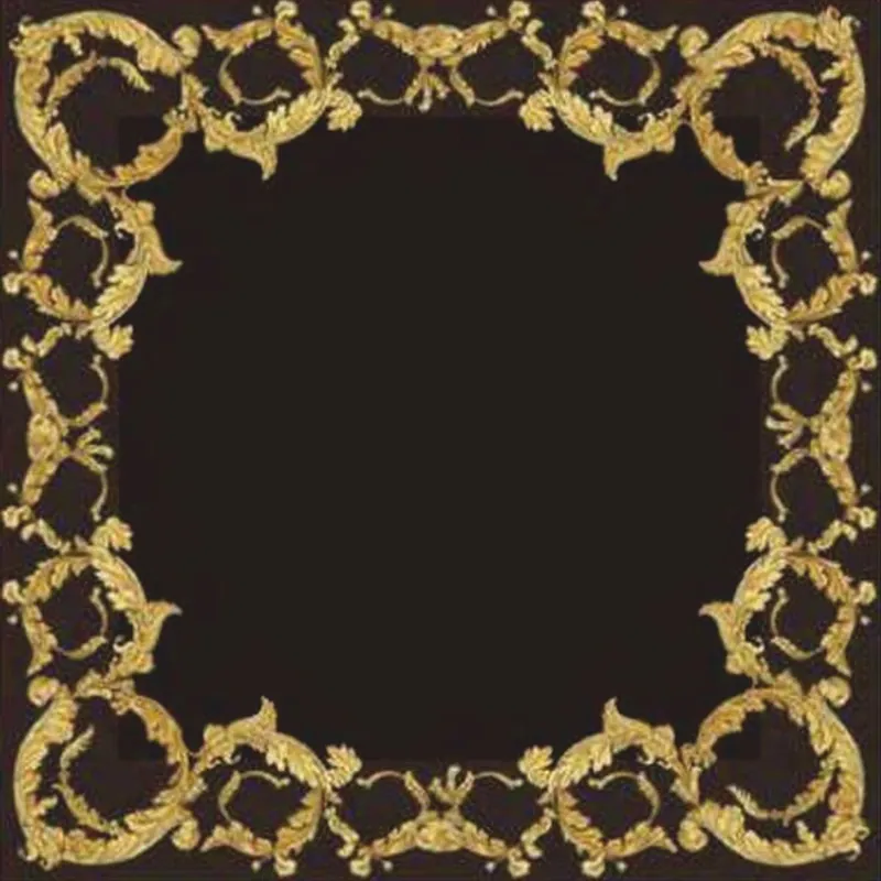 Casa Padrino Tapis d'Hôtel Baroque de Luxe Noir / Or - Différentes Tailles Schneller Versand