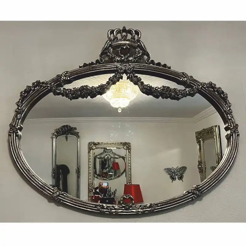 Pompöös de Casa Padrino miroir baroque argent antique 123 cm - Harald Glööckler meubles baroques Preis Gesenkt