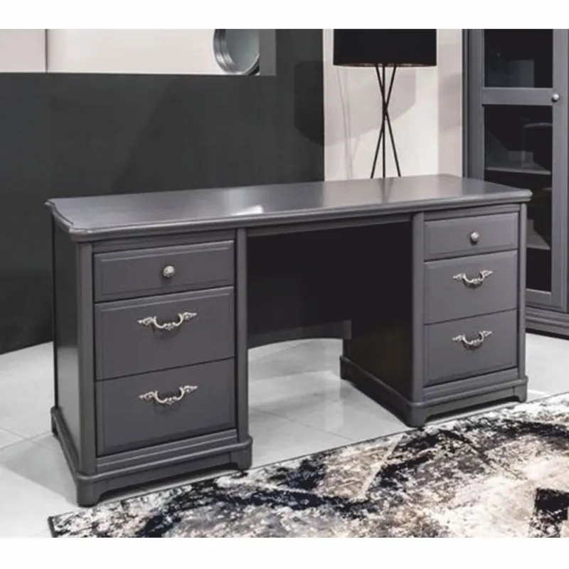 Casa Padrino bureau de style campagnard gris 155,8 cm - Meubles de bureau de style campagnard Mega-Angebot
