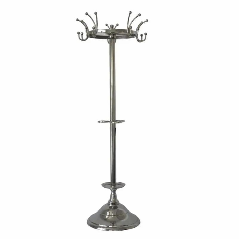 Casa Padrino porte manteau baroque argent H. 180 cm - Meuble armoire de style baroque Expressversand