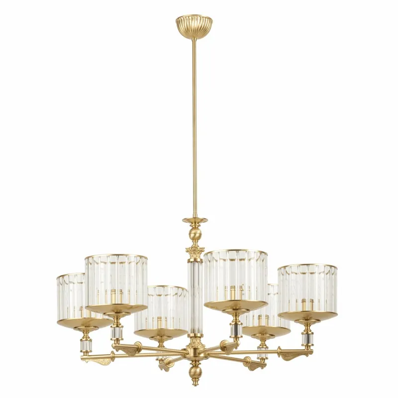 Casa Padrino lustre baroque de luxe or mat Ø 76 x H. 70 cm Ausverkauf