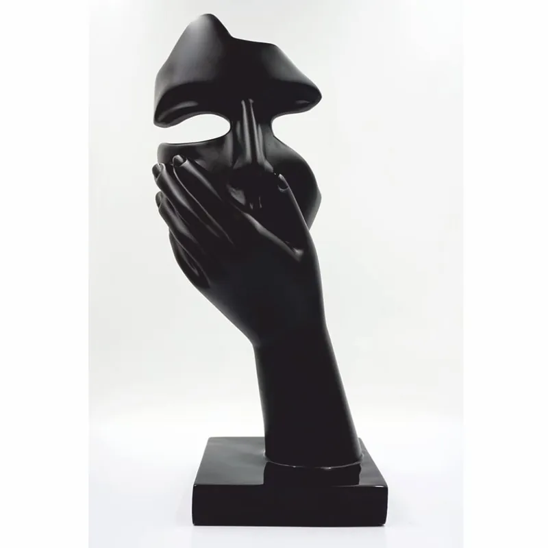 Casa Padrino sculpture décorative noir H. 50 cm - Figurines décoratives Finale Aktion