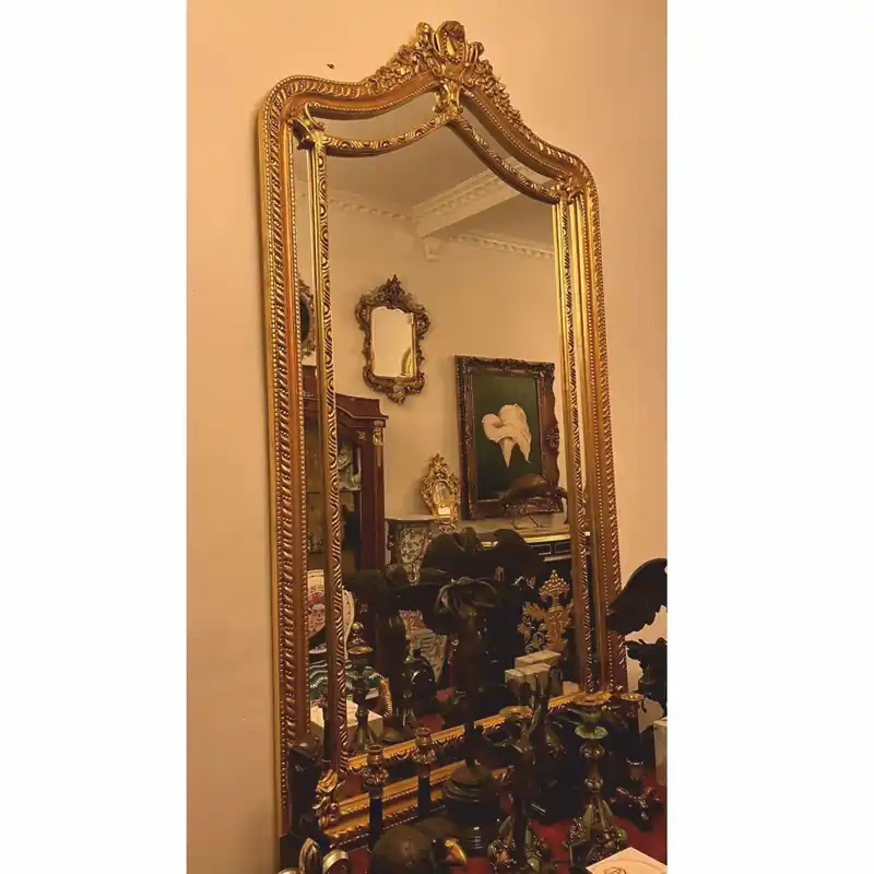 Direkt Vom Hersteller Casa Padrino miroir baroque or H. 200 cm - Magnifique meuble baroque