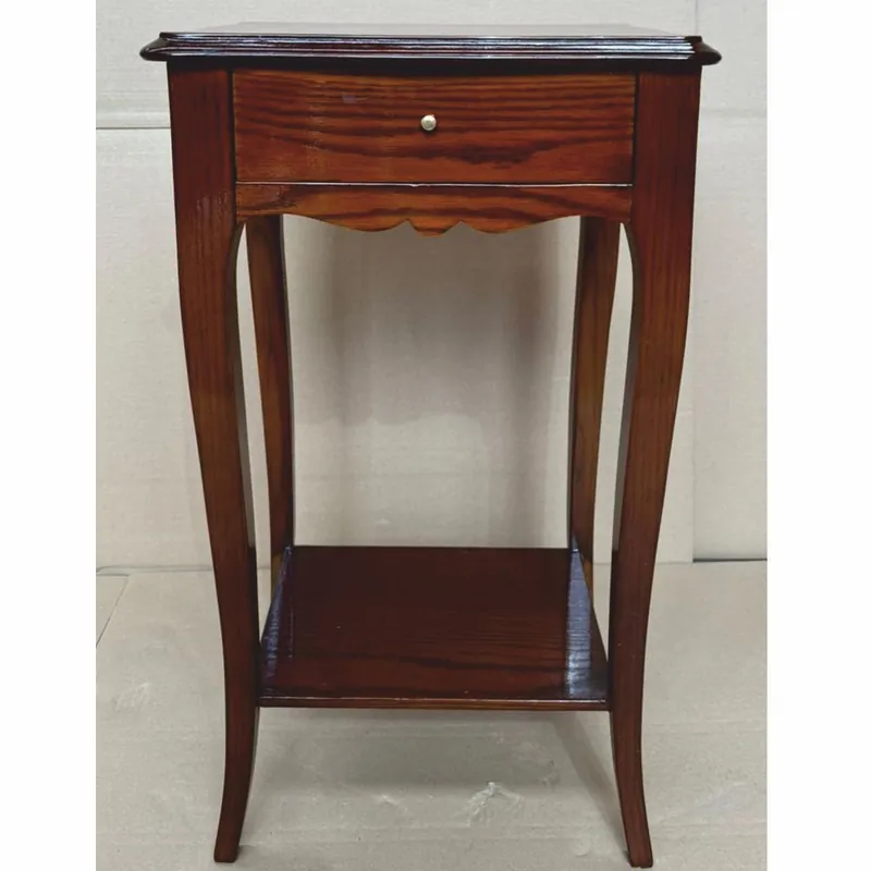 Günstig Casa Padrino table d'appoint / chevet baroque avec tiroir marron H. 72 cm - Meubles baroques