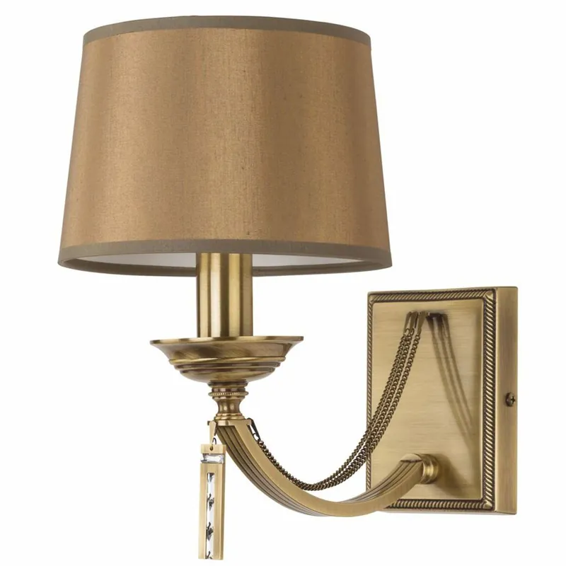Garantierte Lieferung Casa Padrino applique murale de luxe baroque laiton avec patine / marron H. 27 cm