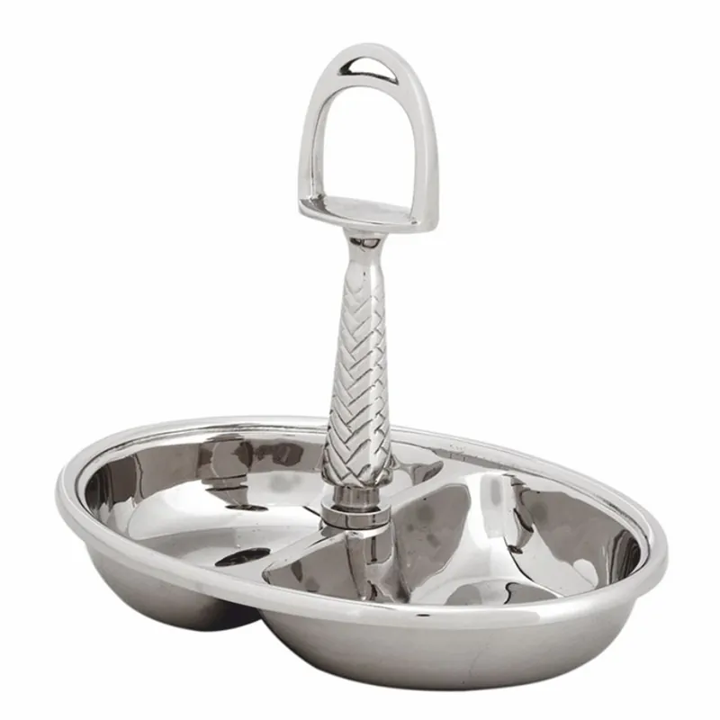 Online Kaufen Casa Padrino bol à noix / bol de service de luxe avec poignée argent H. 20 cm - Accessoires gastronomie