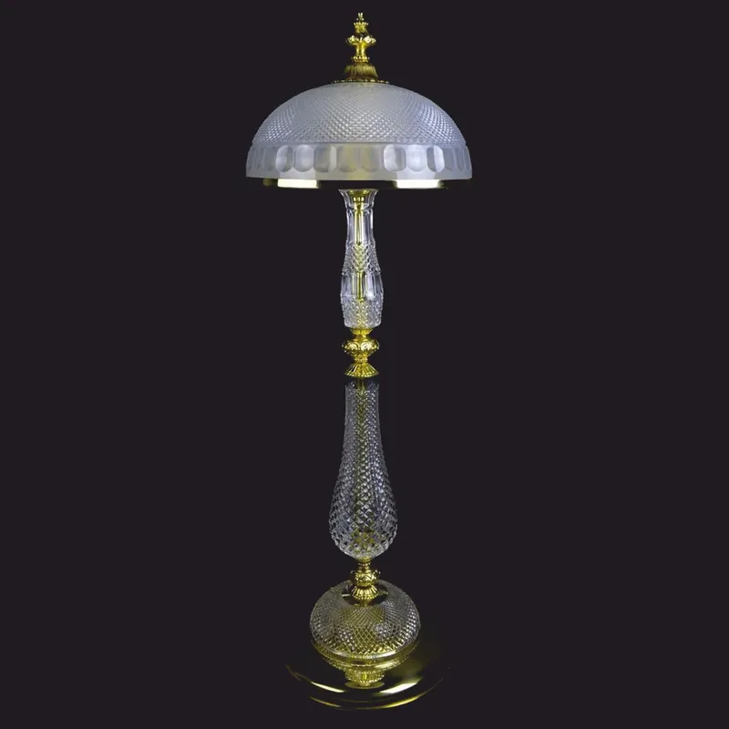 Preis Gesenkt Casa Padrino lampadaire LED baroque de luxe en cristal or brillant Ø 35 x H. 107 cm