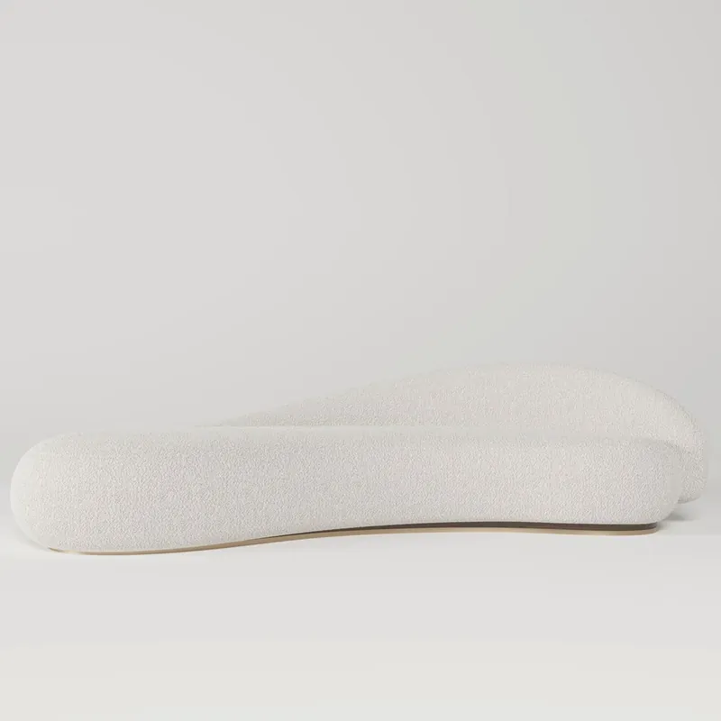Casa Padrino canapé de luxe côté droit blanc / marron foncé / laiton 280 cm - Meubles de salon et d'hôtel Wochenendangebot