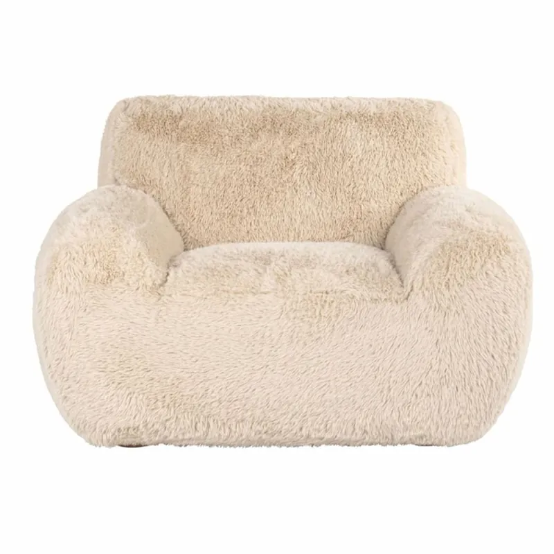 Casa Padrino fauteuil de luxe sable 126 cm - Meubles de salon et d'hôtel Rabatt
