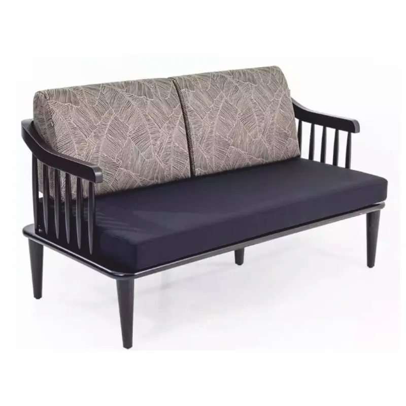 Top-Angebot Casa Padrino canapé de luxe violet / gris 140 cm - Meubles de salon et hôtel