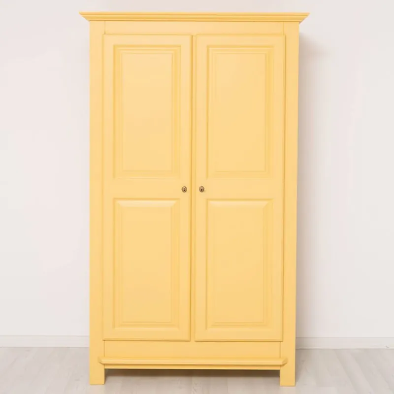 Beliebt Casa Padrino armoire de chambre de style campagnard jaune 121 cm - Meubles de chambre