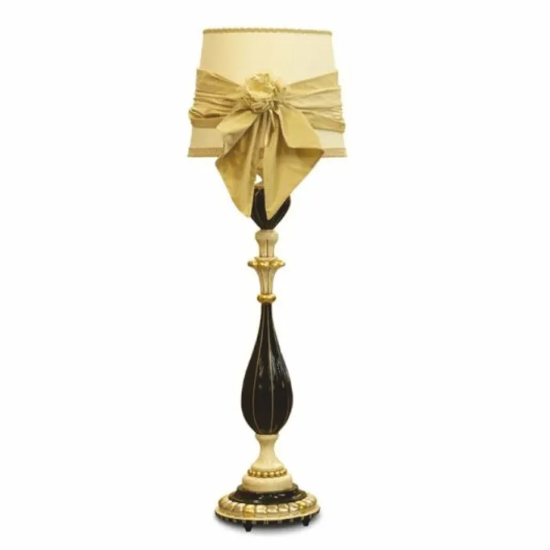 Angebot Casa Padrino lampadaire baroque de luxe noir / ivoire / or H. 180 cm - Fabriqué en Italie