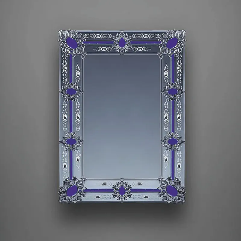 Casa Padrino miroir baroque de luxe bleu H. 100 cm - Fabriqué en Italie Preiswert