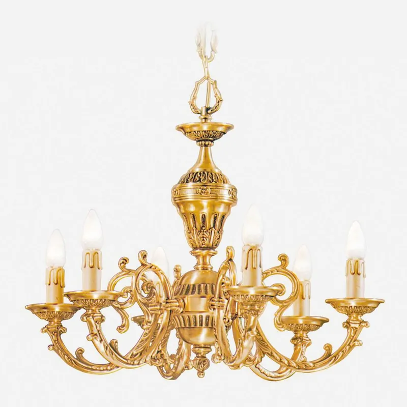 Casa Padrino lustre baroque de luxe or Ø 65 x H. 55 cm - Fabriqué en Italie Neue Kollektion