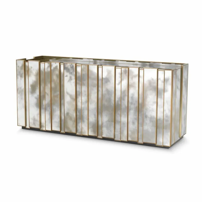 Casa Padrino buffet de luxe avec miroir antique 200 cm - Meubles en miroir Heißes Angebot